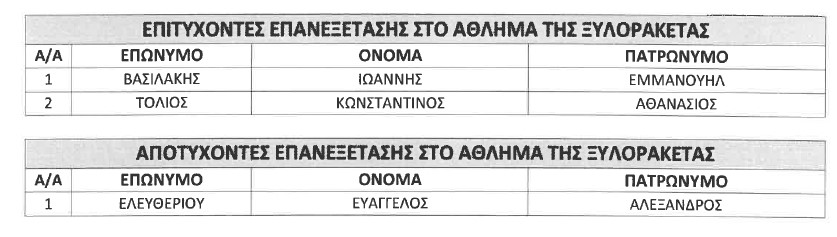EPITIXONTES EPANEKSETASIS